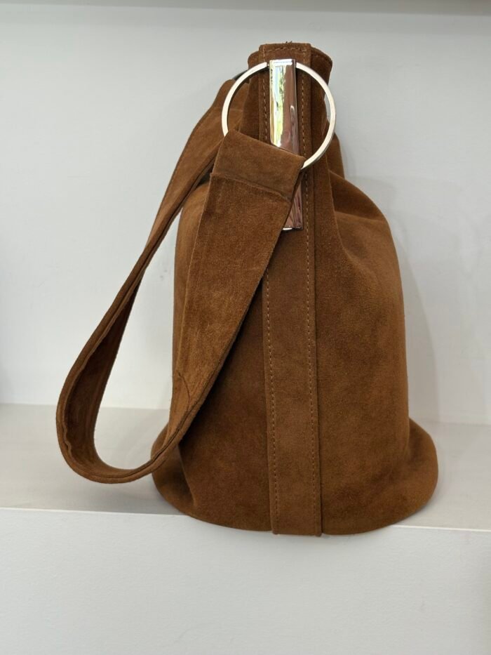Sandra bucketbag camel suede - Image 2