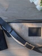 Ivory raffia belt bag - Image 3