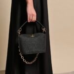 BLACK STRAW MINI BUCKET