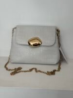 MAYA MINIBAG (white croco genuine leather) - Image 2