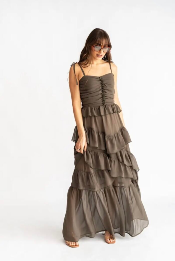 Olive maxi dress - Image 3