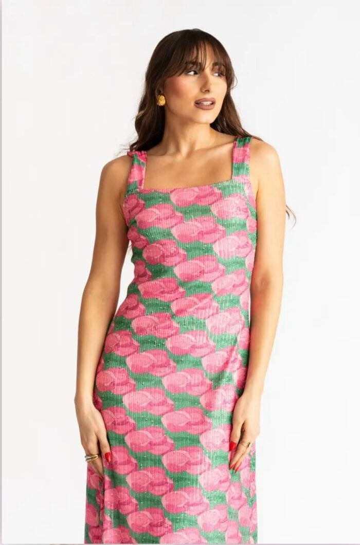 Pink Tulip Glam Backless Dress - Image 2