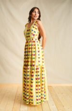 Retroholic Yellow Maxi Dress - Image 3