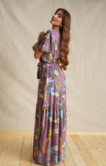 Purple Edem Maxi Dress - Image 3