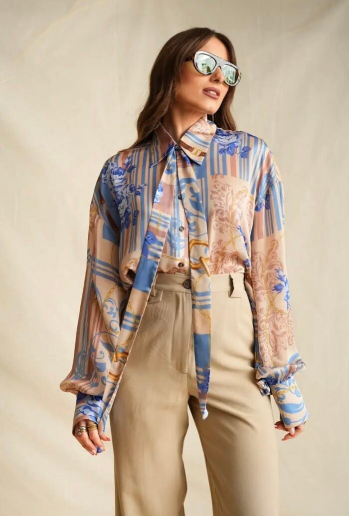 Harley's Rose Oversized Shirt - Image 1