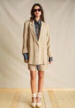 Mocha Oversized Blazer - Image 2