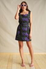 Purple Dalia Vintage Dress