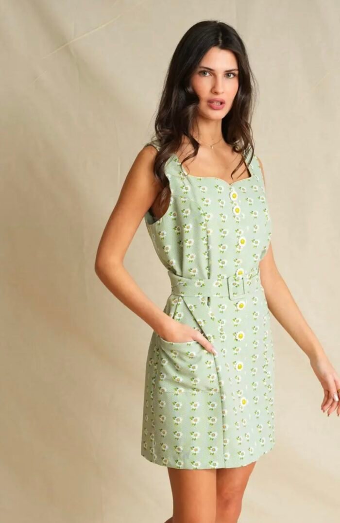 Little Lora Vintage Mini Dress - Image 2
