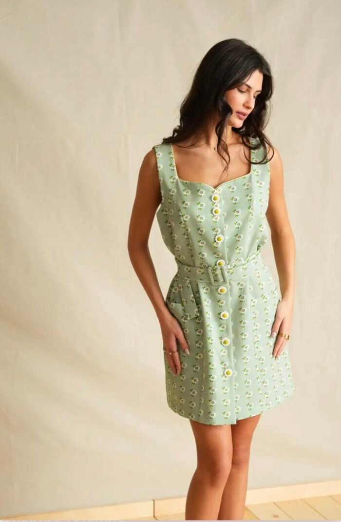 Little Lora Vintage Mini Dress - Image 1