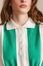 Emerald Stripers Knit Dress - Image 2