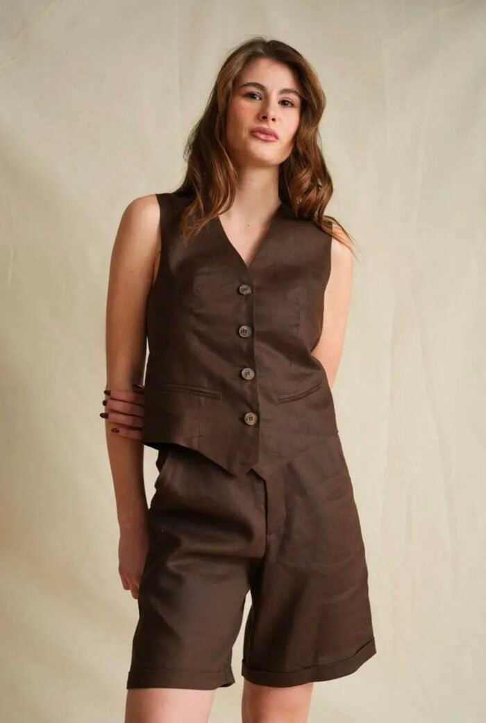 Burly wood safari shorts - Image 3