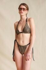 Leopard Triangle Top - Image 2