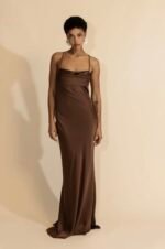 Nymphe Dress Dark Chocolate - Image 3