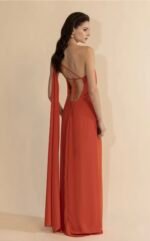 Solstice Dress Burnt Orange - Image 2
