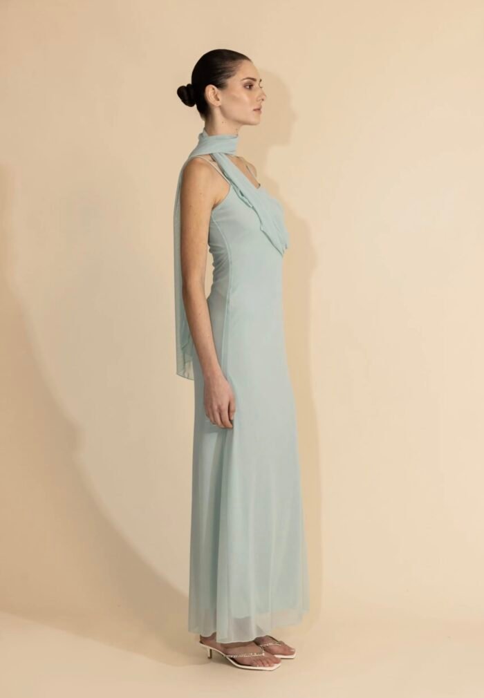 Calista Maxi Dress Ciel - Image 3