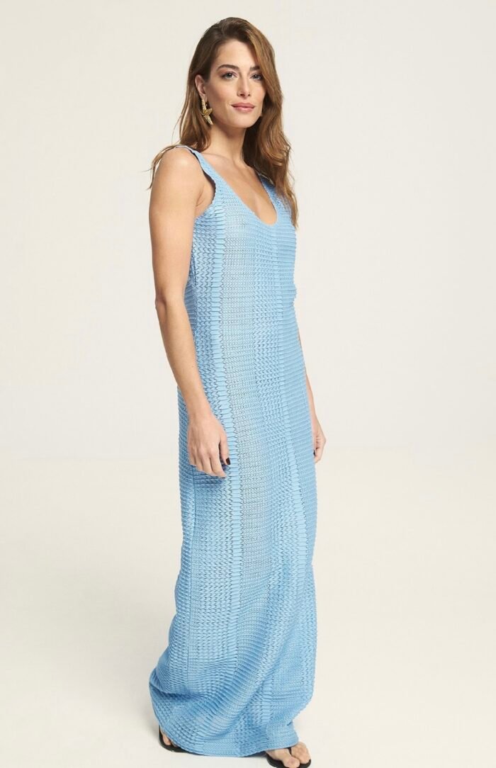 Framed Blue Dress - Image 2