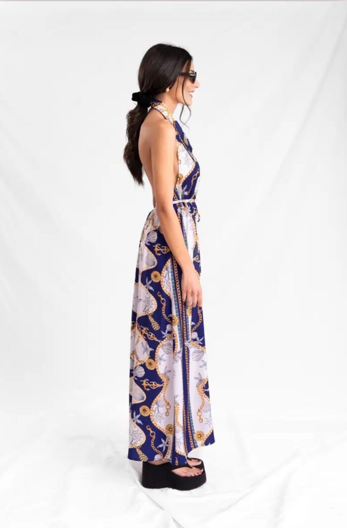 Moon Shell Backless Dress - Image 4