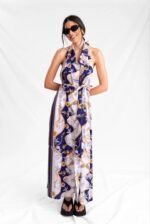 Moon Shell Backless Dress