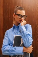 Light blue shirt