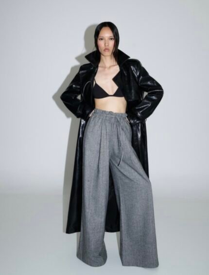 Grey wool pant