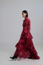Heyden fuschia maxi skirt - Image 2