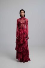 Heyden fuschia maxi skirt
