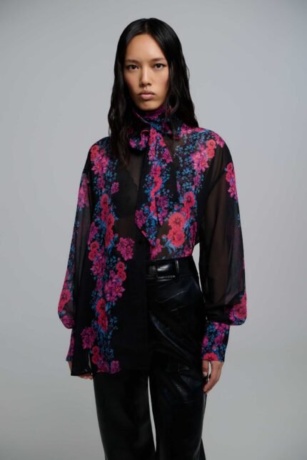 Brea black oversized shirt