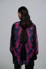 Brea black oversized shirt - Image 2