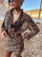 Leopard mini dress - Image 2