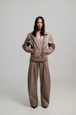 Nadiya barrel faux leather pants - Image 3