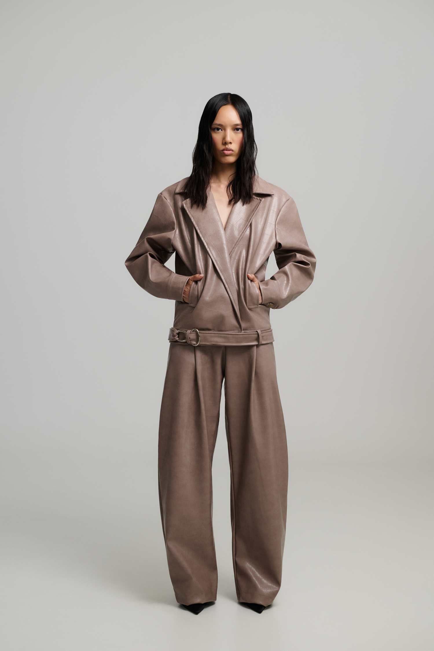 IMG_6017 Nadiya barrel faux leather pants - Image 3