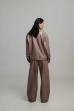 Nadiya barrel faux leather pants - Image 2