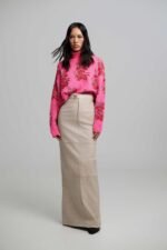 Cornelia faux leather skirt