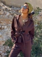 Chocolate prive coat - Image 2