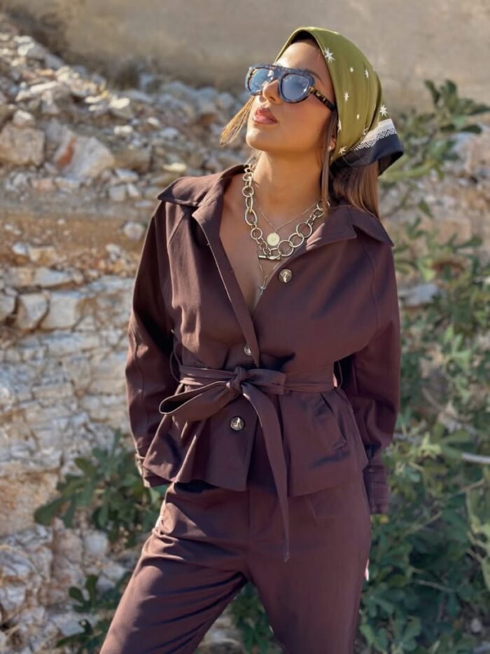 Chocolate prive coat - Image 2