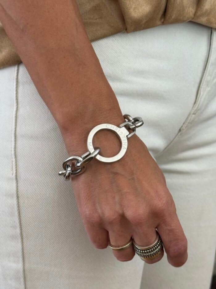 Los Angeles silver chain - Image 1