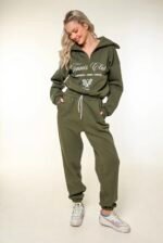 Tennis khaki hoodie set