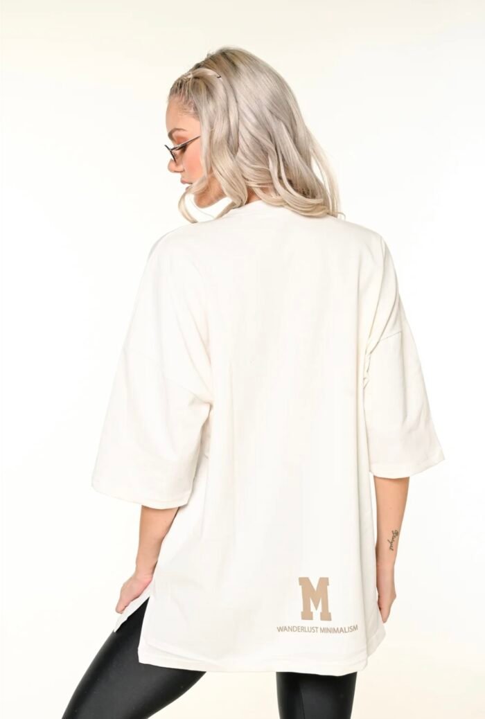 W khaki T shirt - Image 2