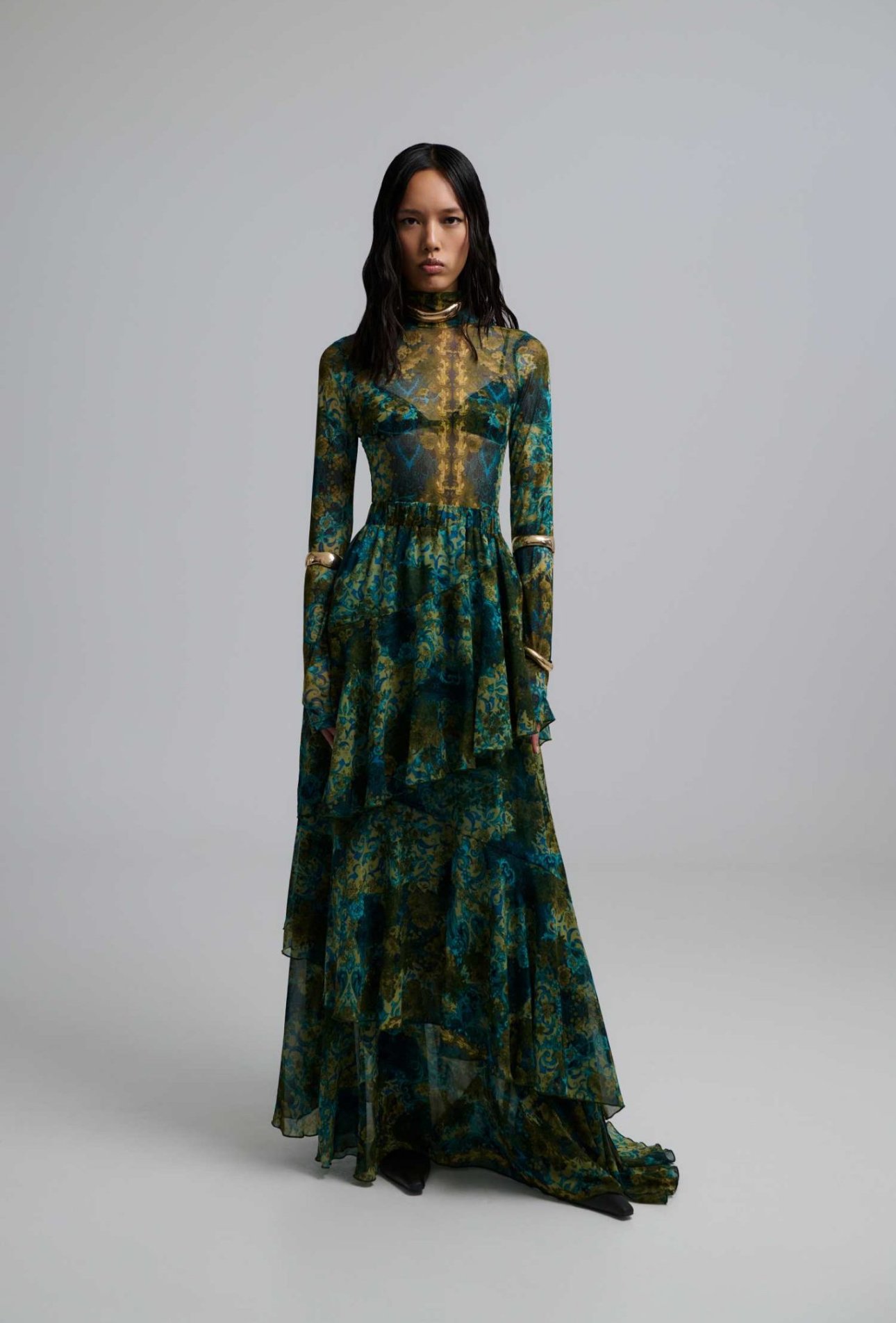 IMG_6507 Heyden green maxi skirt - Image 2