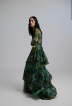 Heyden green maxi skirt