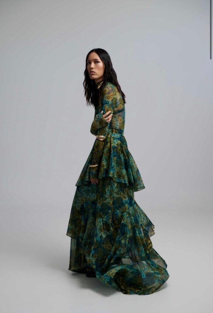 Heyden green maxi skirt - Image 1