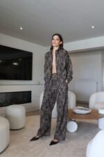 Inna Manoli leopard taffeta set