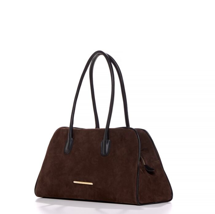 BROWN SUEDE GRACE BAG - Image 2