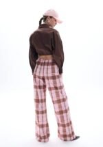 Brown pink bow shirt - Image 2