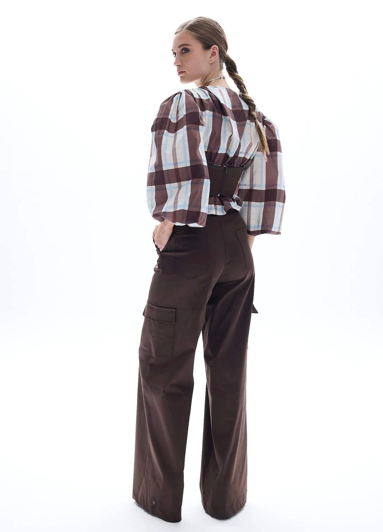 Screenshot Brown cargo Pant - Image 2