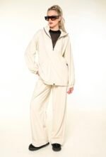 Off white leather set