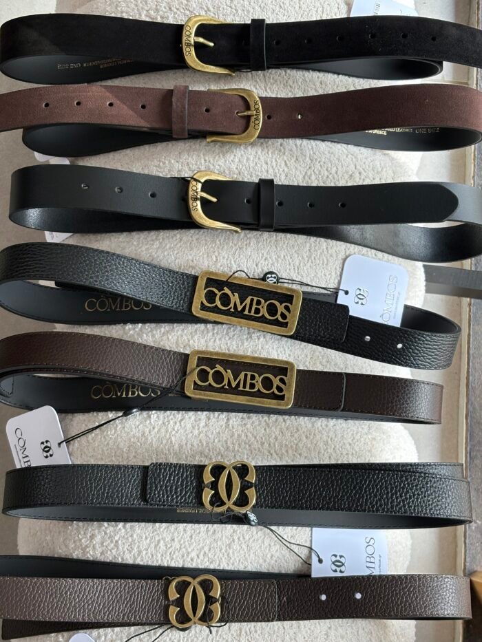 Black suede combos belt - Image 2