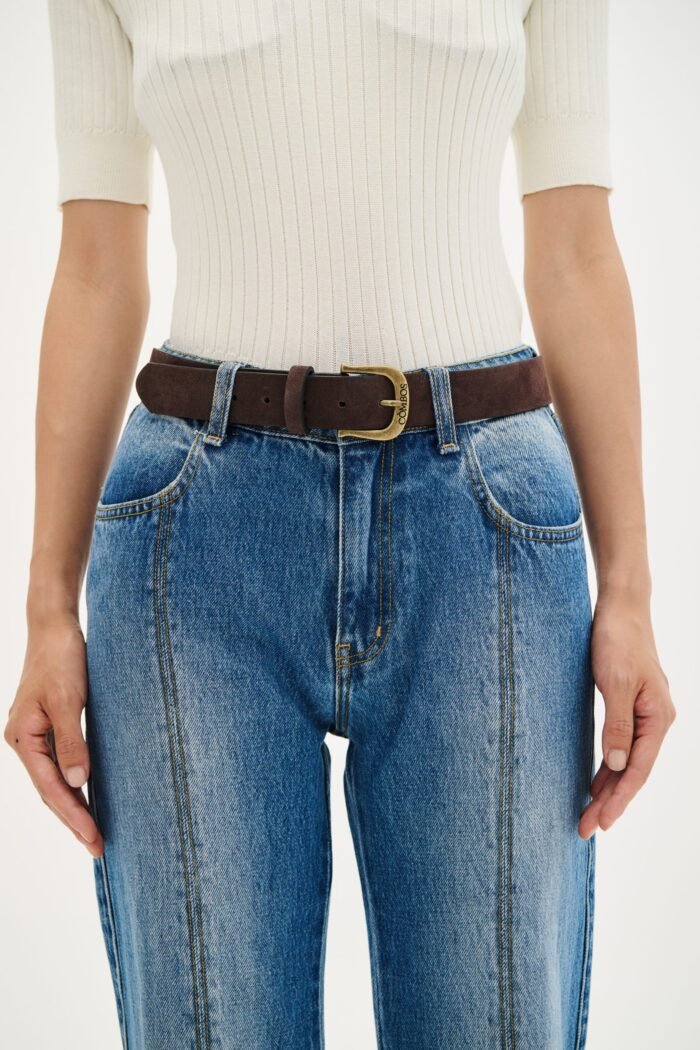 Black suede combos belt - Image 1