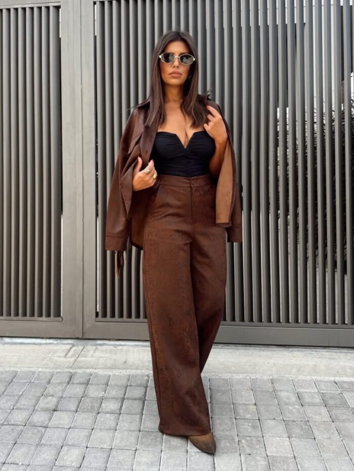 Brown snake print set - Image 3