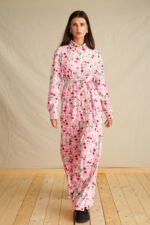 Blushed Cherries Velvet Set